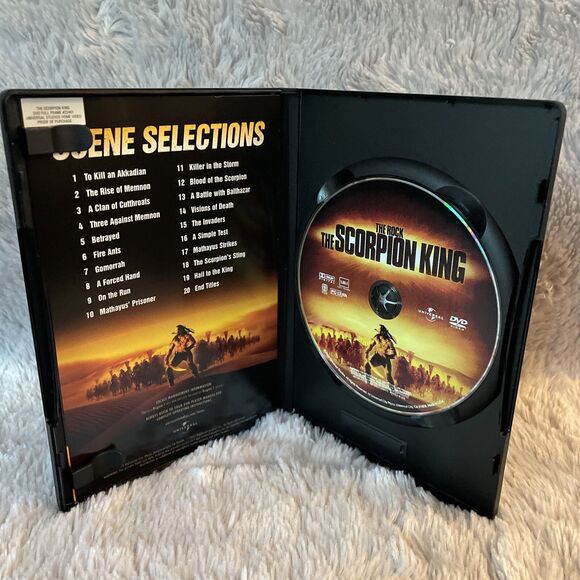 Scorpion King 1 2 DVD Lot Bundle Rise of a Warrior Dwayne The Rock Johnson - Picture 9 of 16